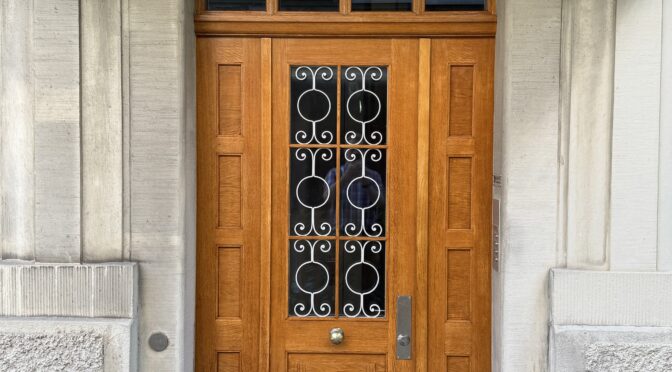 Refurbished front door