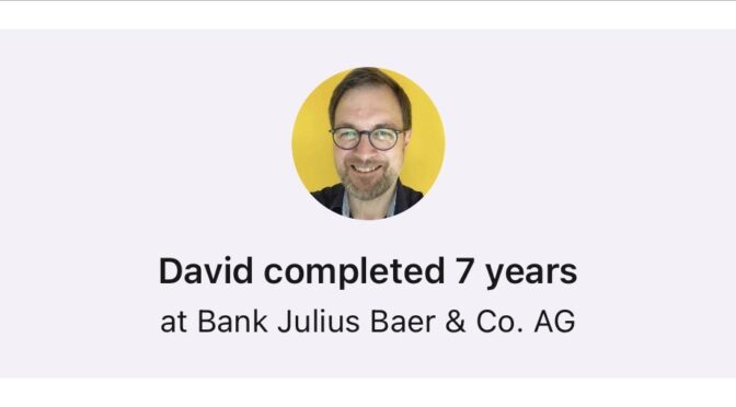 Seven years at Baer!
